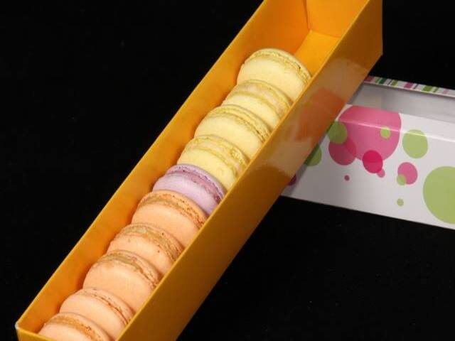 12 Cav. Macaron Long Paper Box (Pack of 10)