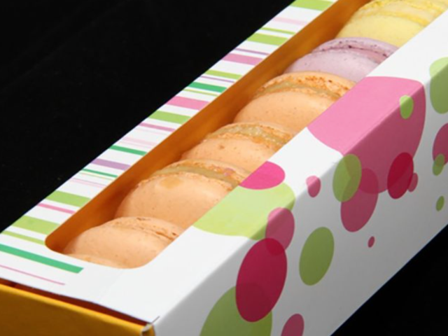 12 Cav. Macaron Long Paper Box (Pack of 10)